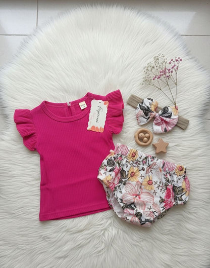 Conjunto para niña / RA61 Rosa