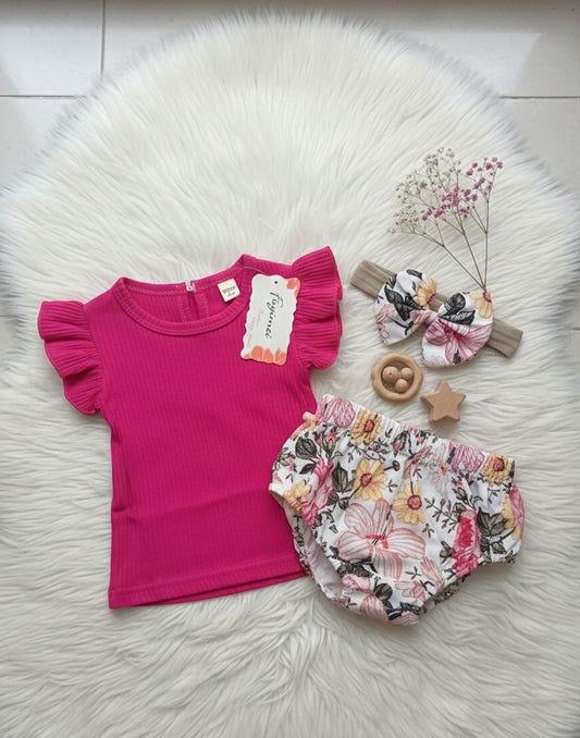 Conjunto para niña / RA61 Rosa