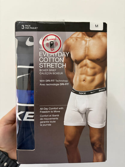 3 Pack Boxer NIKE-Azul y Negro US15
