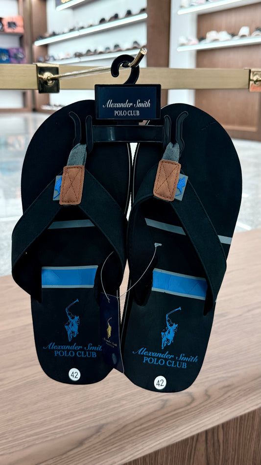 Sandalias Polo Club - Alexander Smith - KCN73 Negra