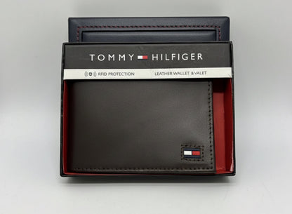 Billetera Para Hombre Marca Tommy Hilfiger Café US09