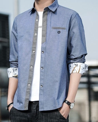 Camisa Manga Larga  CELESTE C005