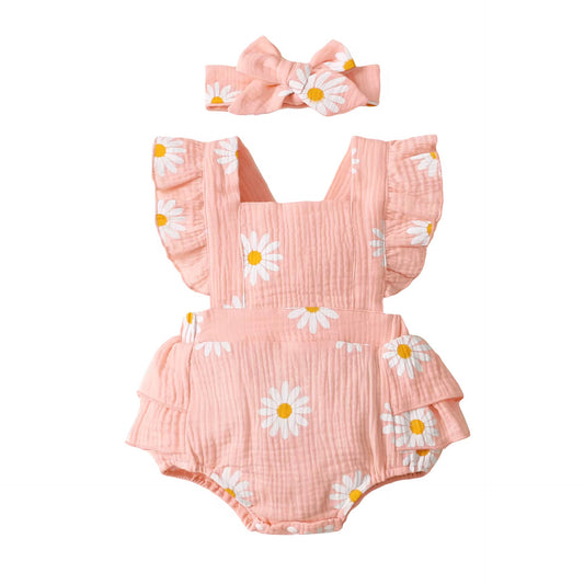 Mameluco tipo vestido para niña / RA101 /color Rosa