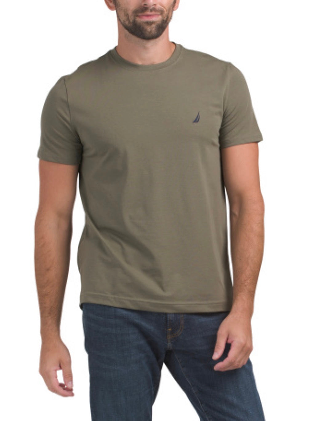 Camiseta Nautica-Café Grisáceo US49