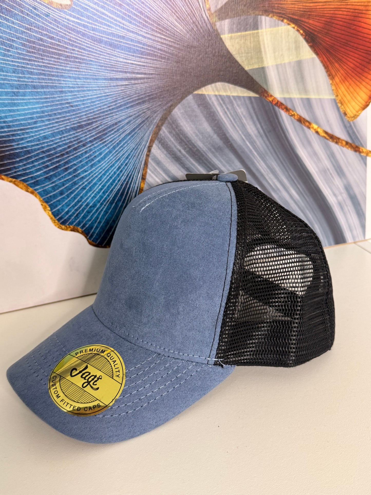 Gorra Malla Marca Jagi Caps - Celeste KCN58
