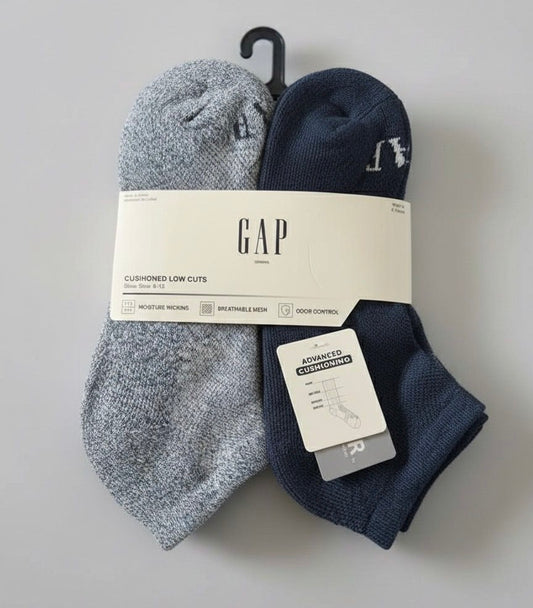 6 Pack Calcetas GAP-Azules y Blanco US36