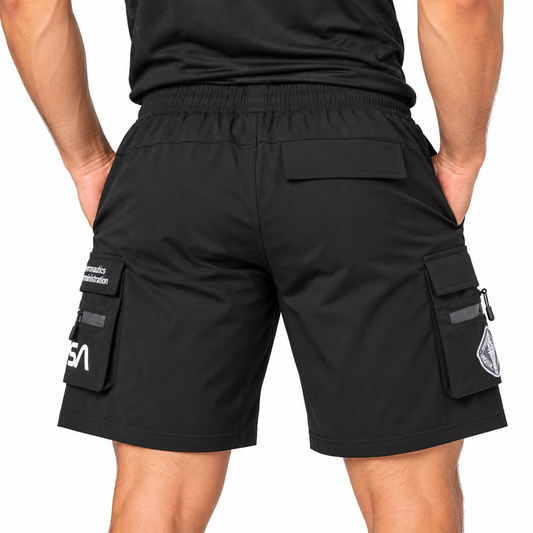 Short Tactical NASA Hombre - KCN156 Negro