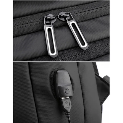 Mochila multifuncional Impermeable F01/ Negra