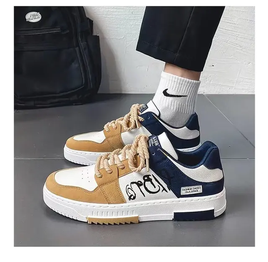 Tenis Casual Mostaza Z06