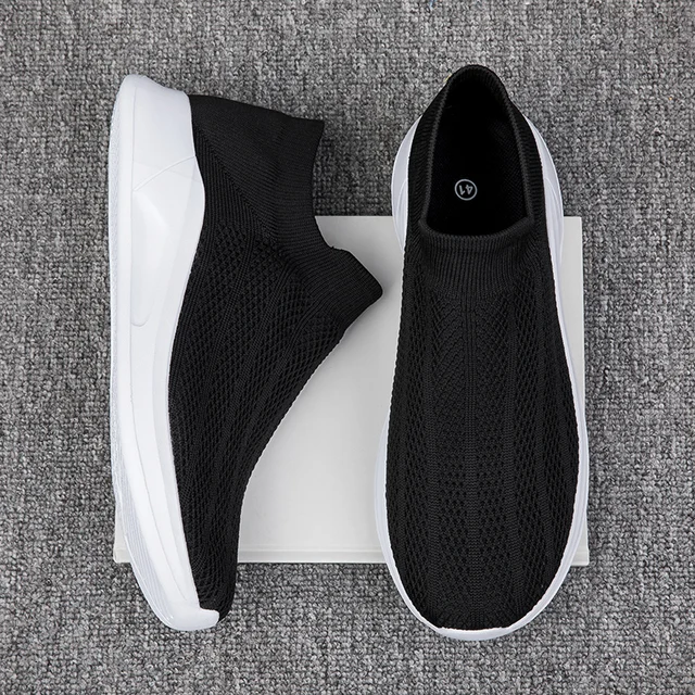 Tenis Casual Negro /blanco Z07