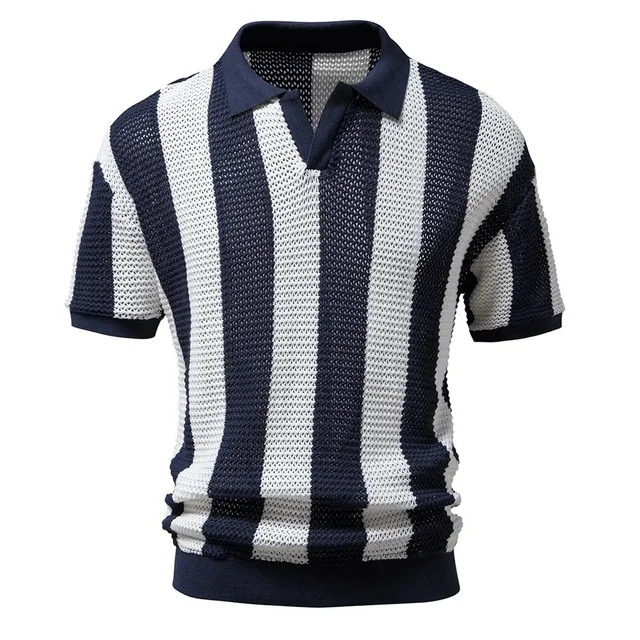 Camisa Transpirable Rayas /Azul T01