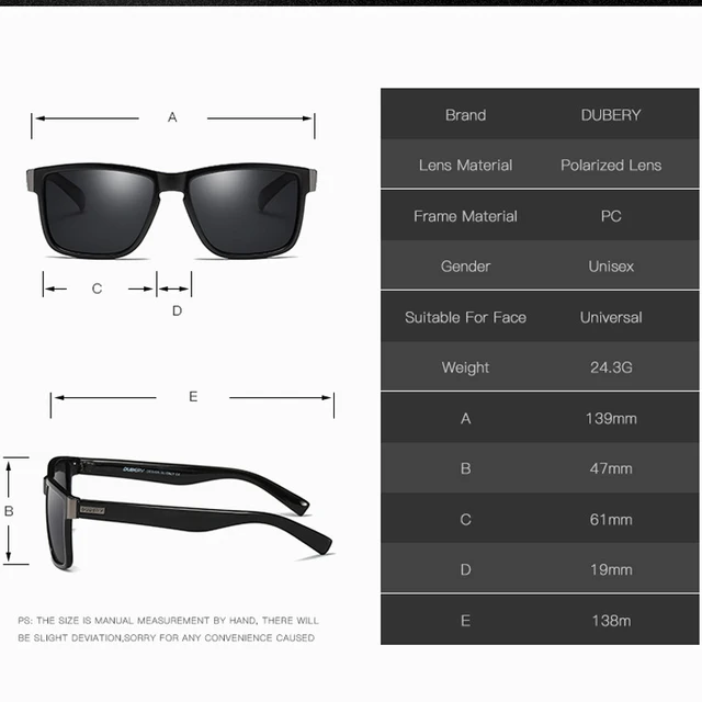 Lentes de Sol 2025 / Negro C127