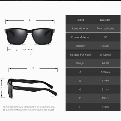 Lentes de Sol 2025 / Negro C127