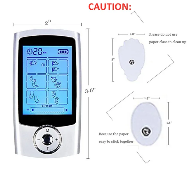 Electrodo Pad Inalambrico Para aliviar el dolor S016