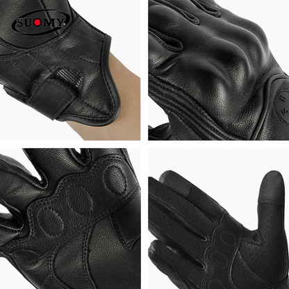 Guantes de Cuero Motocross S014