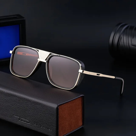 Lentes de Sol 2025  /Negro/Dorado C116