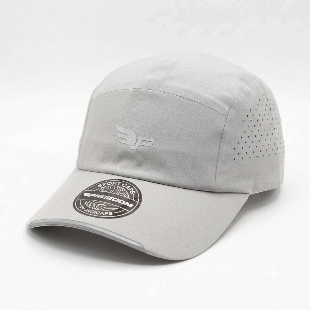 Gorra Deportiva Transpirable Freedon by Jagi Caps - Gris KCN64