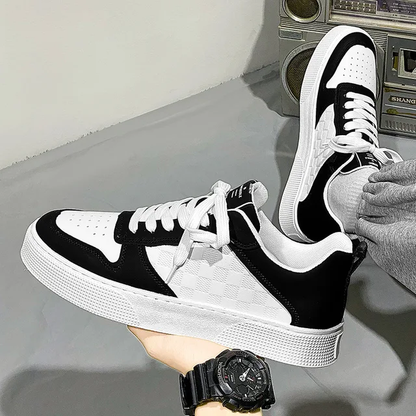 Tenis Casual AS02 / Negro-Blanco