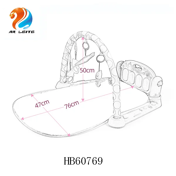 Alfombra de juego multifuncional para bebe /  B71 Celeste