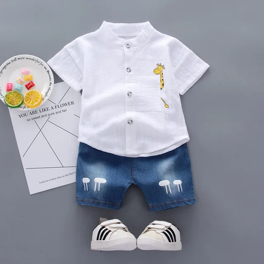 Conjunto para bebe /  B89 -Blanco