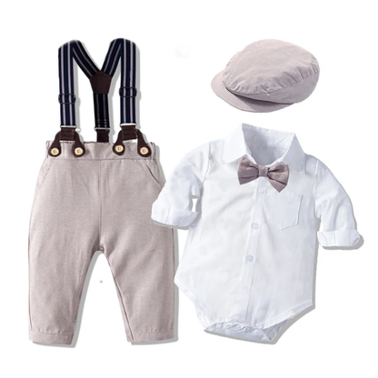 Traje para bebe /  B98 Blanco-