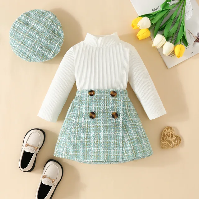 Conjunto para Niña /  B99 Celeste