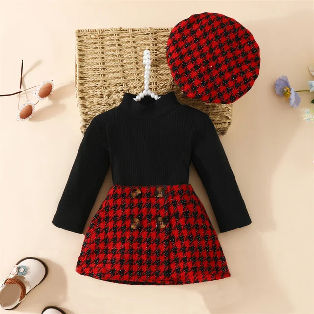 Conjunto para Niña /  B99 Rojo