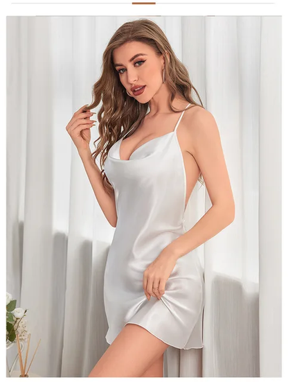 Pijama de seda- Mariposa /  B100 Blanco