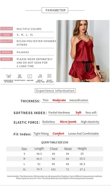 Pijama de seda-  /  B101 Rosa