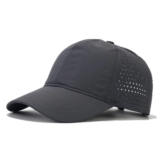 Gorra Deportiva Transpirable D01/ Gris