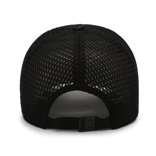 Gorra Transpirable Transparente Negra/ #2 K211