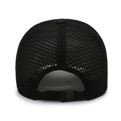 Gorra Transpirable Transparente Negra/ #2 K211