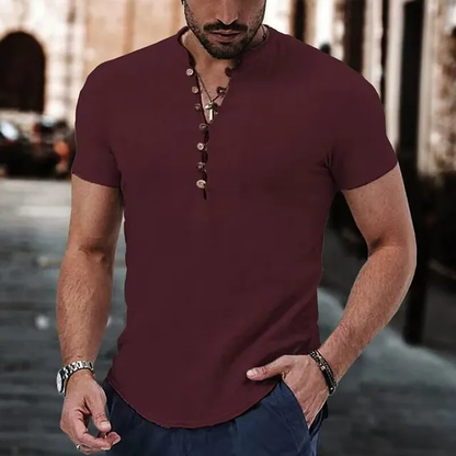 Camisa Casual Para caballero / Vino  K28