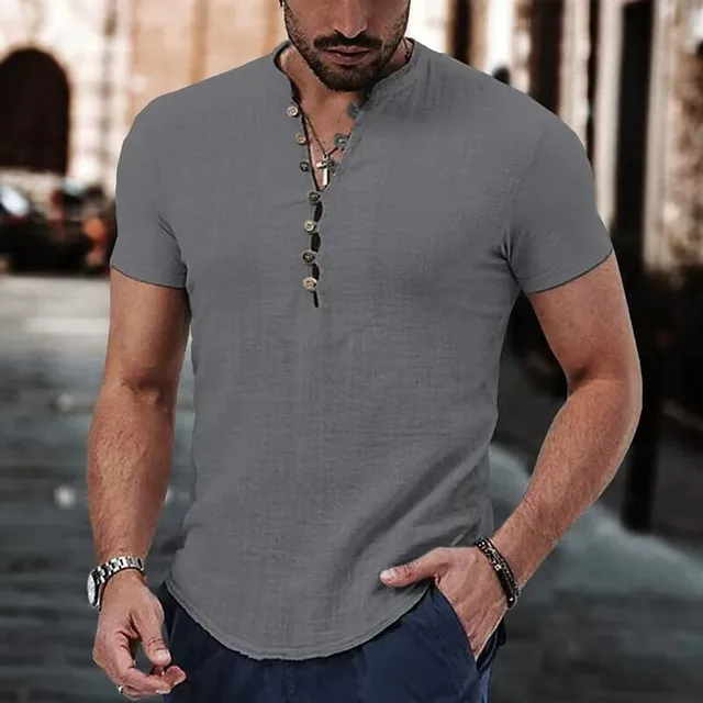 Camisa Casual Para caballero / Gris  K28