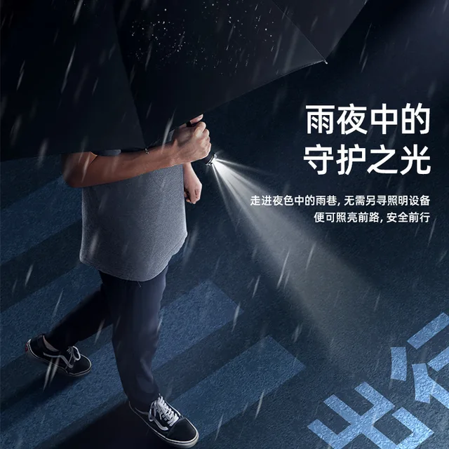 Paragua Con Linterna / Negro B DG02