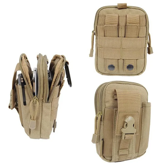 Cinturon Tactico para Celular y Herramientas/ Cafe RA05