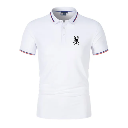 OUTLET25 Camisa Psycho Bunny Tipo Polo  /White