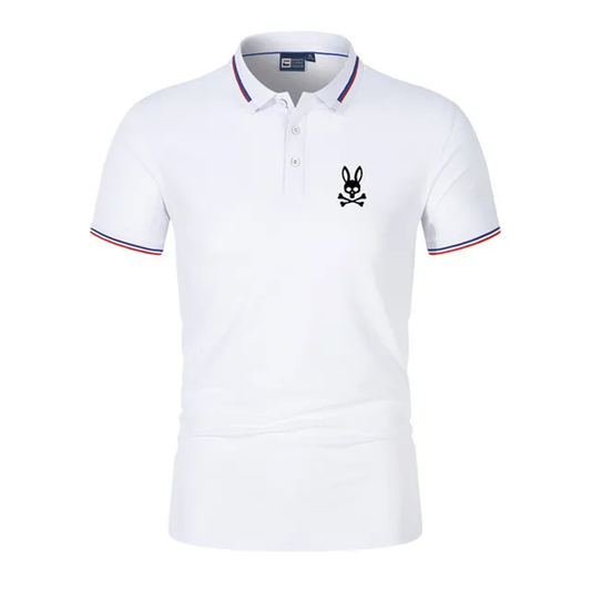 OUTLET25 Camisa Psycho Bunny Tipo Polo  /White
