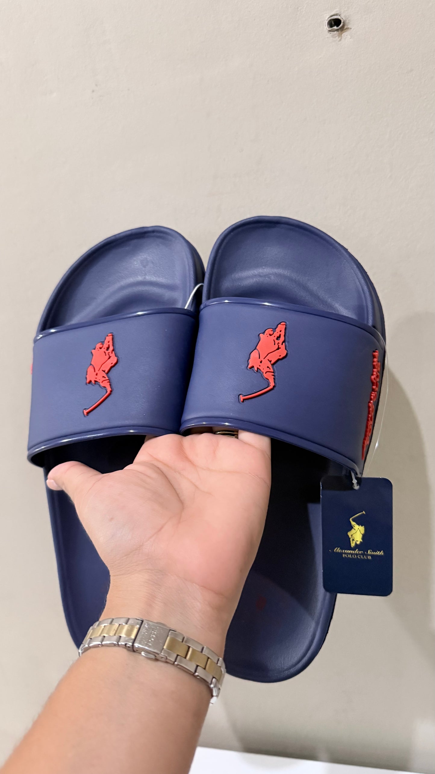 Sandalia Polo Club para caballero / Azul  NK02