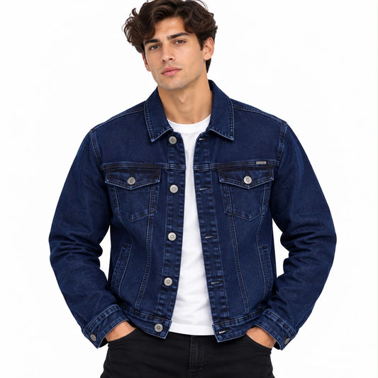 Jacket Denim para Hombre - KCN199 Azul Marino