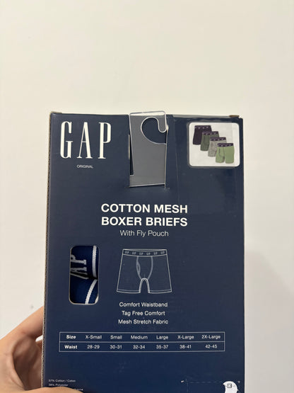 4 Pack Boxer GAP-Verde Azul Gris US14