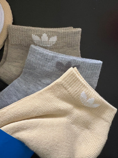 6 Pack Calcetas Adidas-Colores Mixtos US33