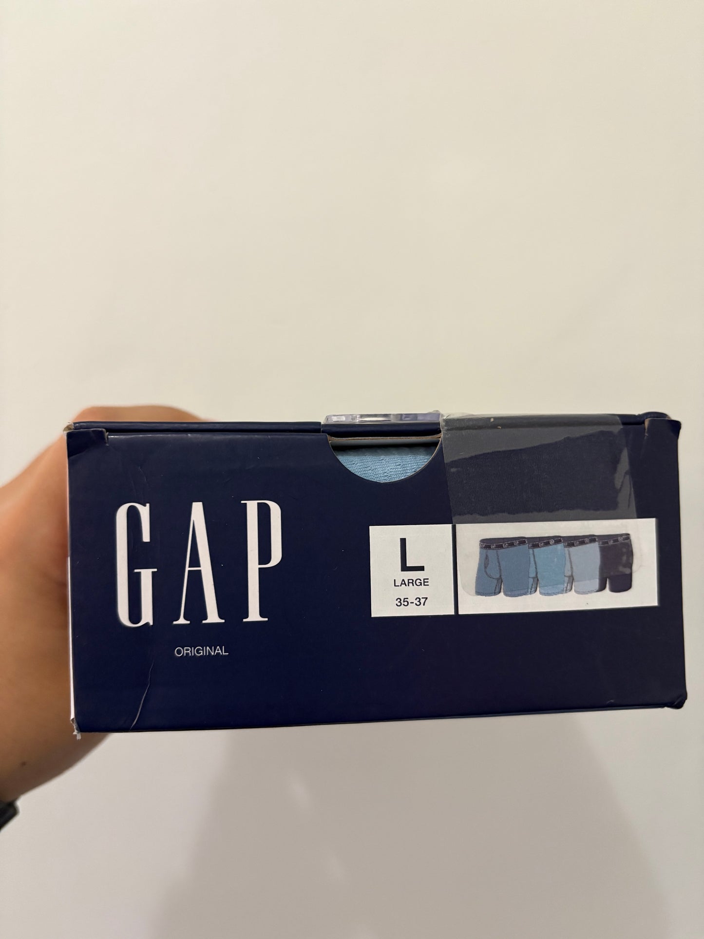4 Pack Boxer GAP-Azules US13