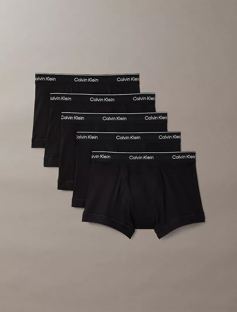 5 Pack Boxer Trunk Calvin Klein-Full Negro US02