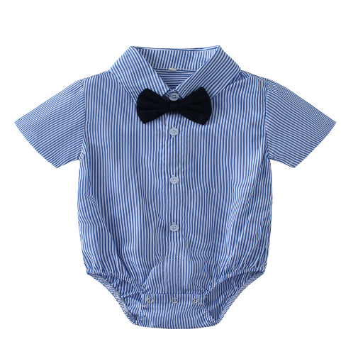 Mameluco para bebe /  B90-Azul-Negro