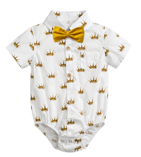 Mameluco para bebe /  B90-Blanco- Corona