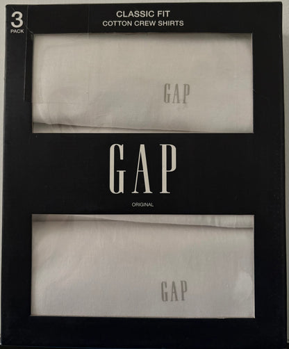 3 Pack Camiseta Clásica GAP-Blanca US27
