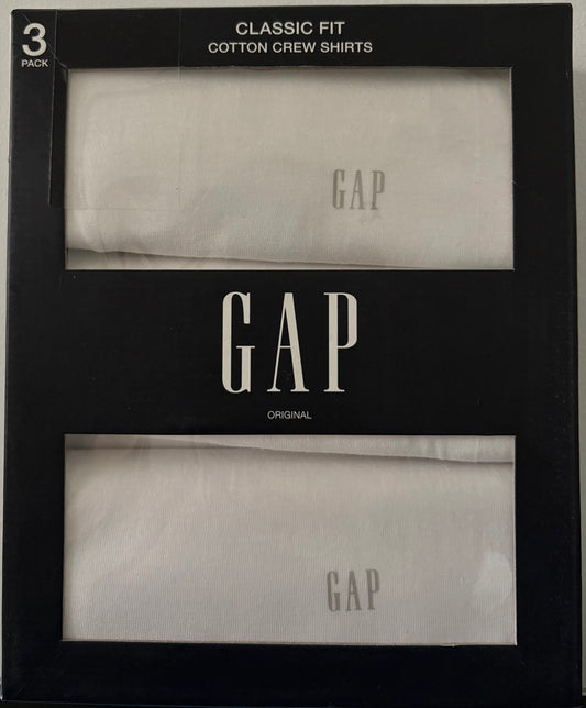 3 Pack Camiseta Clásica GAP-Blanca US27