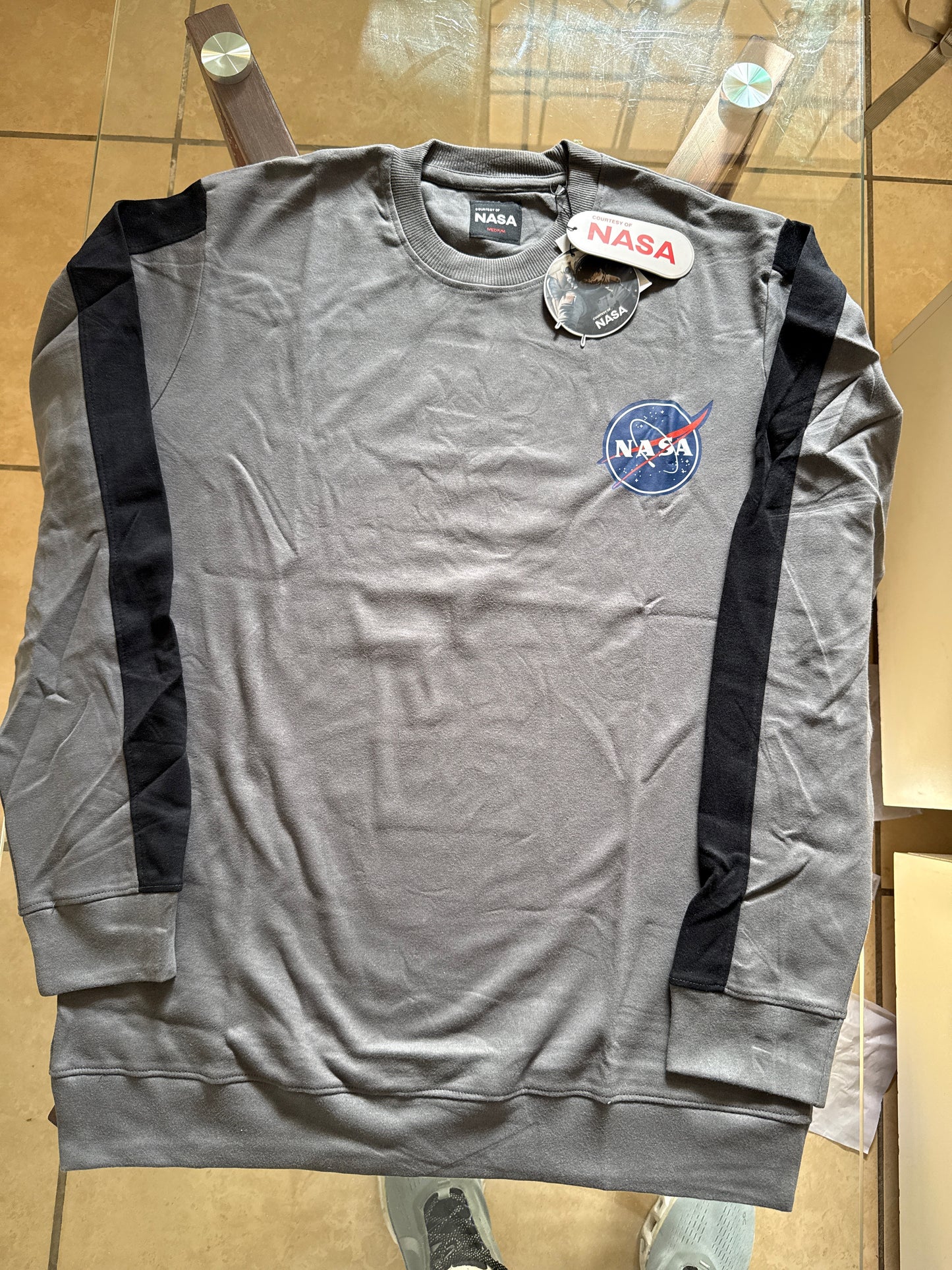 Sudadera Mission Space - NASA KCN36 Gris