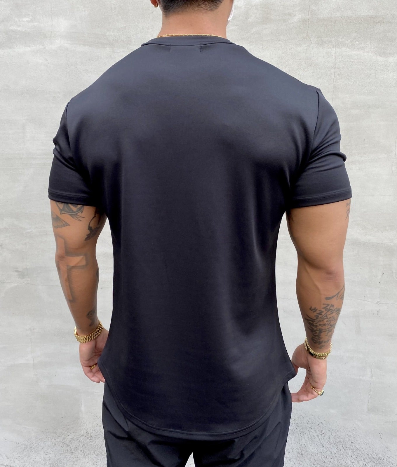 Camisa Deportiva CD008 - Negro